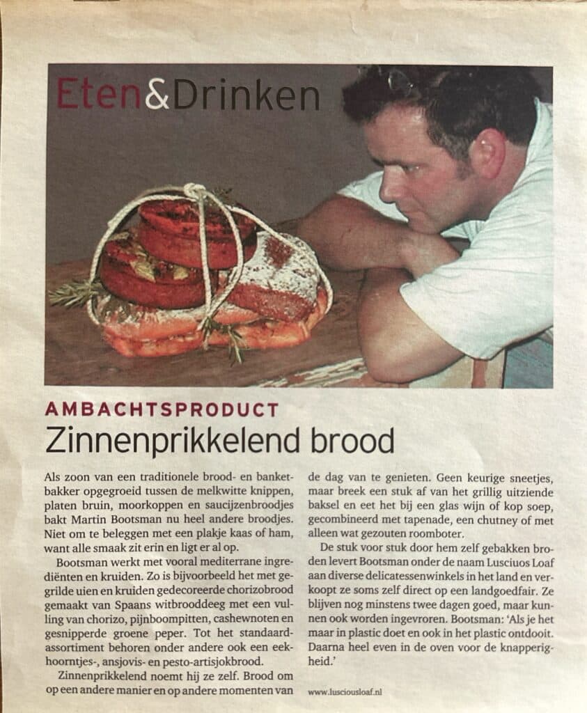 Martin bootsman ambachtelijk brood luscious loaf