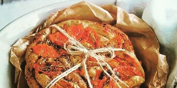 Tomaten brood taartje
